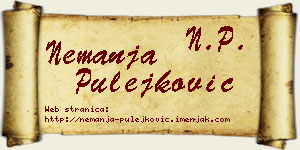 Nemanja Pulejković vizit kartica